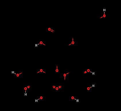 Structural formula of Naringin